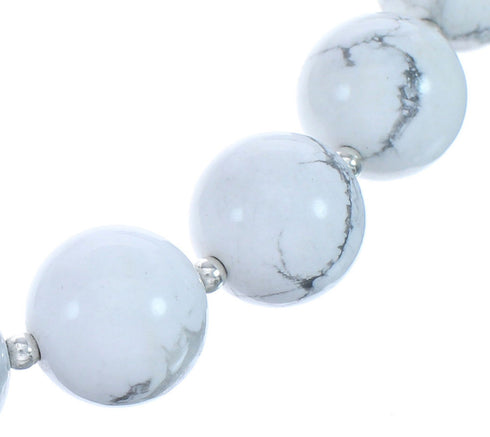 Southwest Howlite Bead Necklace KX121118